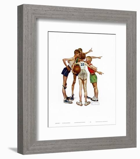 Oh, Yeah-Norman Rockwell-Framed Art Print