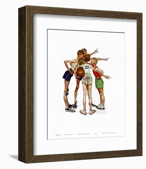 Oh, Yeah-Norman Rockwell-Framed Art Print