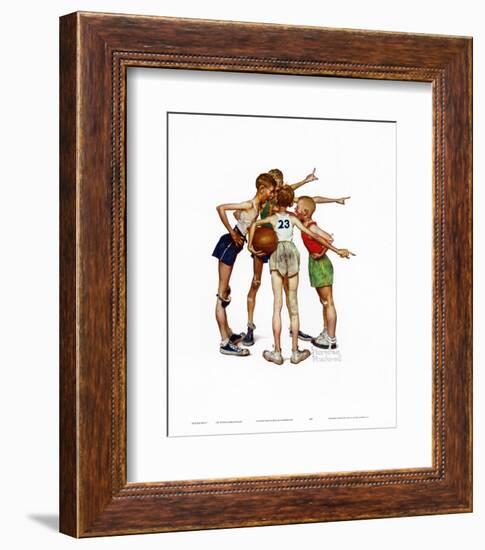 Oh, Yeah-Norman Rockwell-Framed Art Print