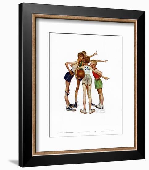 Oh, Yeah-Norman Rockwell-Framed Art Print