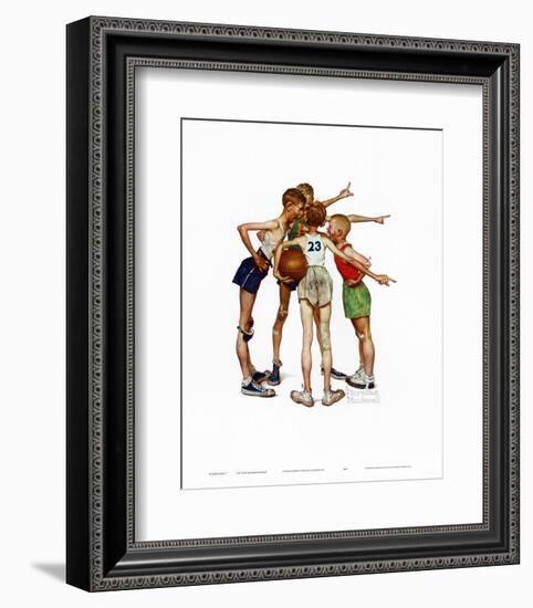 Oh, Yeah-Norman Rockwell-Framed Art Print