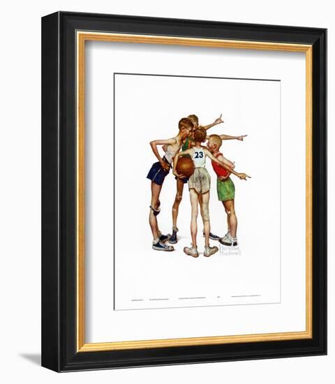 Oh, Yeah-Norman Rockwell-Framed Art Print