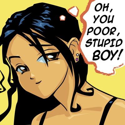 Oh You Poor Stupid Boy' Giclee Print - Harry Briggs Oh You Poor Stupid Boy' Giclee Print - Harry Briggs