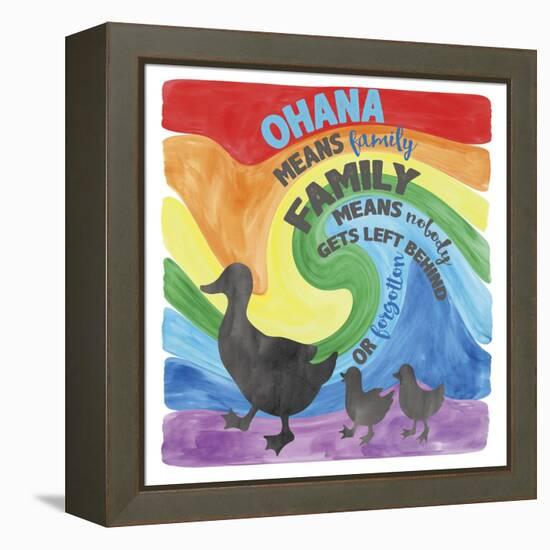 Ohana-Erin Clark-Framed Premier Image Canvas