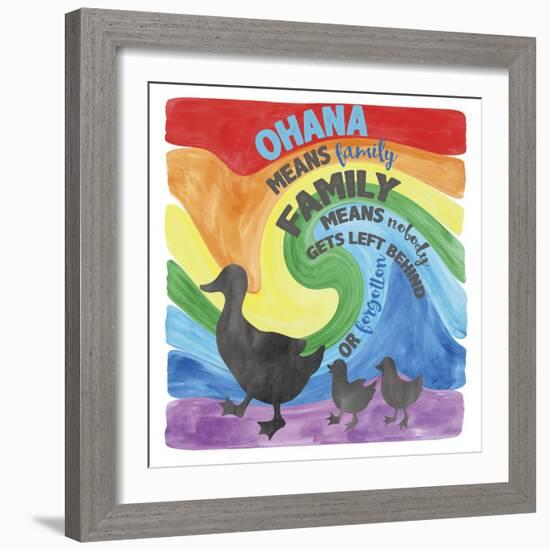 Ohana-Erin Clark-Framed Giclee Print