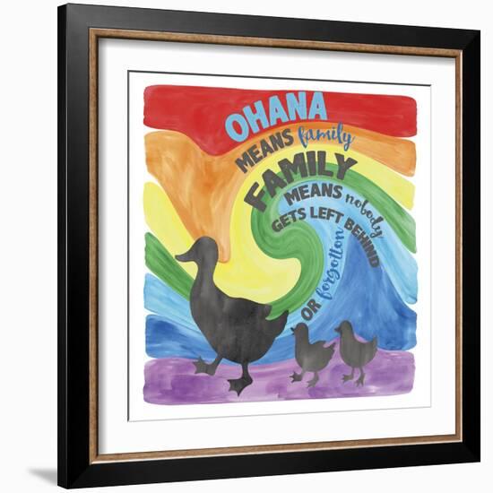 Ohana-Erin Clark-Framed Giclee Print