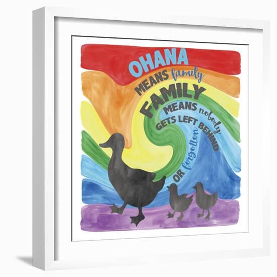 Ohana-Erin Clark-Framed Giclee Print