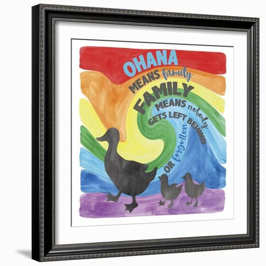 Ohana-Erin Clark-Framed Giclee Print