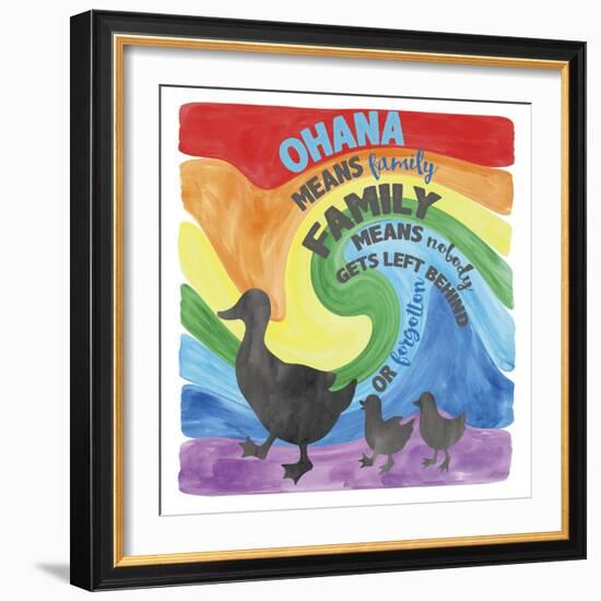 Ohana-Erin Clark-Framed Giclee Print