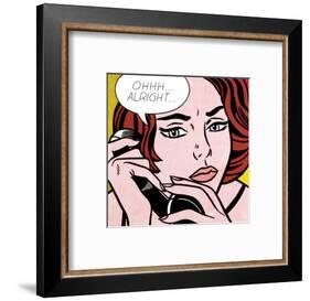 Ohhh...Alright..., 1964-Roy Lichtenstein-Framed Art Print