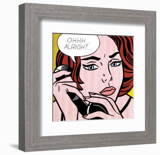 Ohhh...Alright..., 1964-Roy Lichtenstein-Framed Art Print