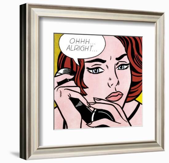 Ohhh...Alright..., 1964-Roy Lichtenstein-Framed Art Print