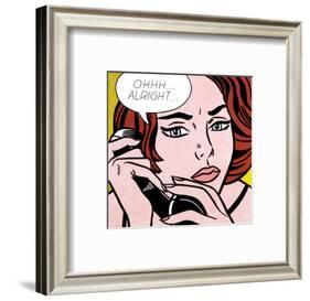Ohhh...Alright..., 1964-Roy Lichtenstein-Framed Art Print