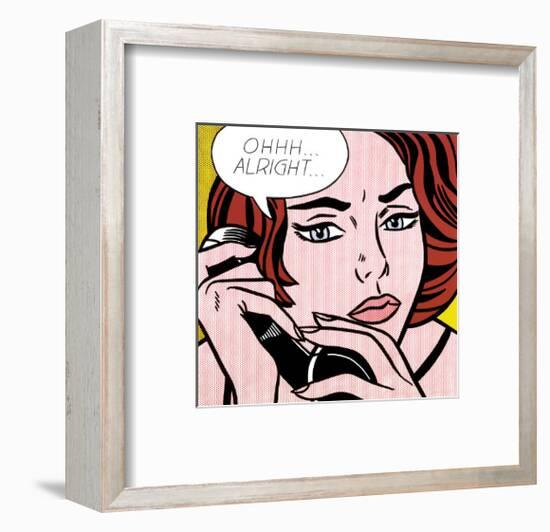 Ohhh...Alright..., 1964-Roy Lichtenstein-Framed Art Print