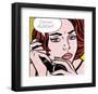 Ohhh...Alright..., 1964-Roy Lichtenstein-Framed Art Print