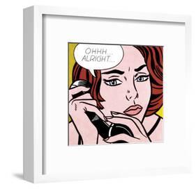 Ohhh...Alright..., 1964-Roy Lichtenstein-Framed Art Print