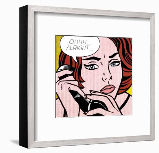 Ohhh...Alright..., 1964-Roy Lichtenstein-Framed Art Print