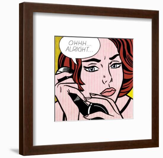 Ohhh...Alright..., 1964-Roy Lichtenstein-Framed Art Print