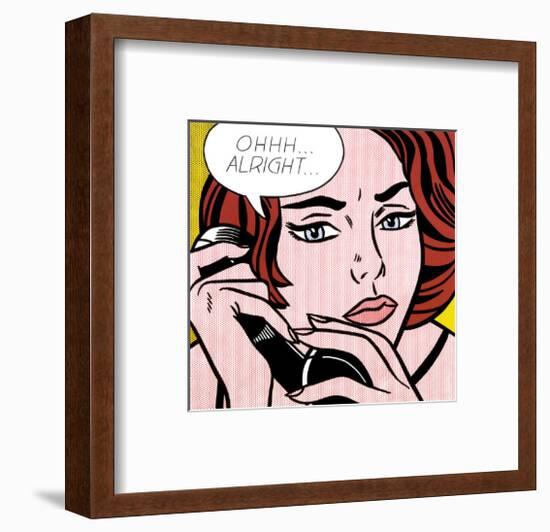 Ohhh...Alright..., 1964-Roy Lichtenstein-Framed Art Print