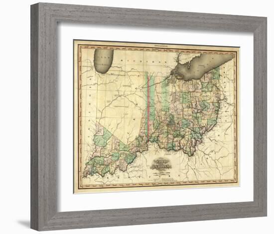 Ohio and Indiana, c.1823-Henry S^ Tanner-Framed Art Print