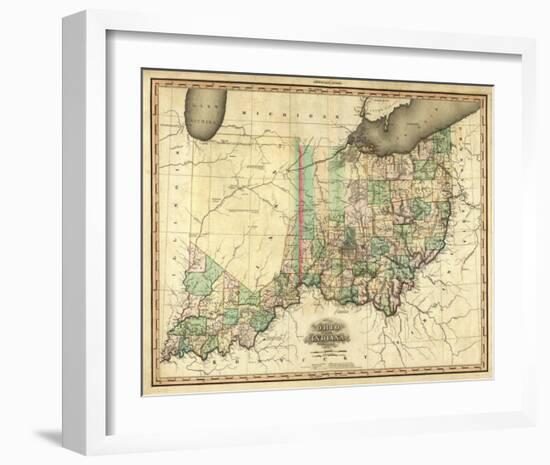 Ohio and Indiana, c.1823-Henry S^ Tanner-Framed Art Print