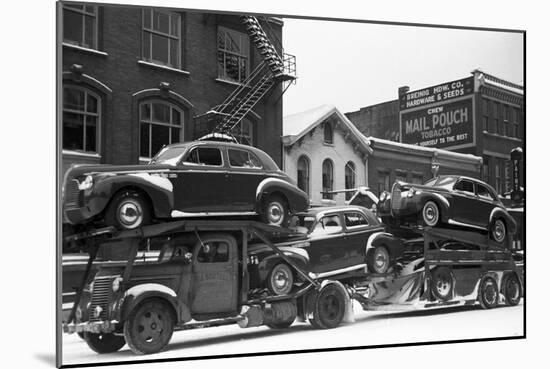 Ohio: Auto Transport, 1940-Arthur Rothstein-Mounted Giclee Print
