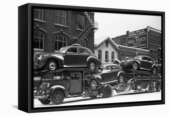 Ohio: Auto Transport, 1940-Arthur Rothstein-Framed Premier Image Canvas