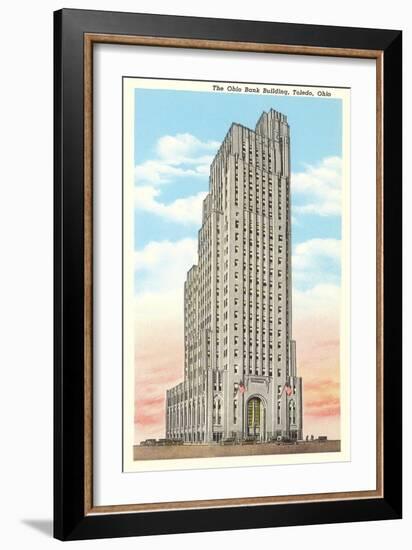 Ohio Bank Building, Toledo, Ohio-null-Framed Premium Giclee Print