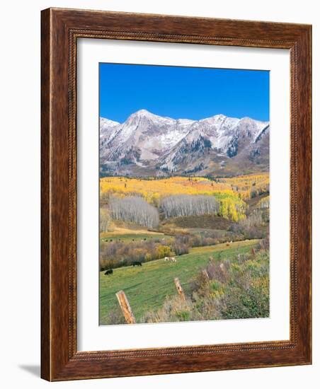 Ohio Creek Road, near Crested Butte, Colorado, USA-Rob Tilley-Framed Photographic Print