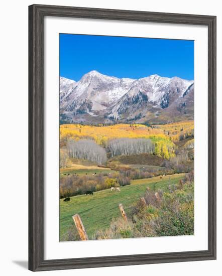 Ohio Creek Road, near Crested Butte, Colorado, USA-Rob Tilley-Framed Photographic Print