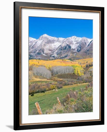 Ohio Creek Road, near Crested Butte, Colorado, USA-Rob Tilley-Framed Photographic Print