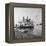 Ohio River Boat Moored at Dock on the Ohio River-Walker Evans-Framed Premier Image Canvas