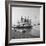 Ohio River Boat Moored at Dock on the Ohio River-Walker Evans-Framed Photographic Print