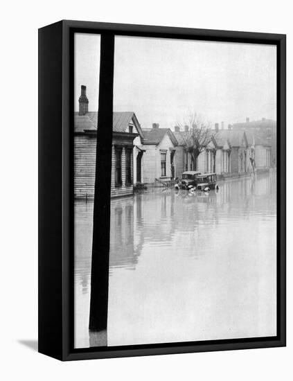 Ohio River Flood, 1937-Science Source-Framed Premier Image Canvas