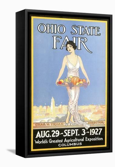 Ohio State Fair Poster, Columbus-null-Framed Stretched Canvas