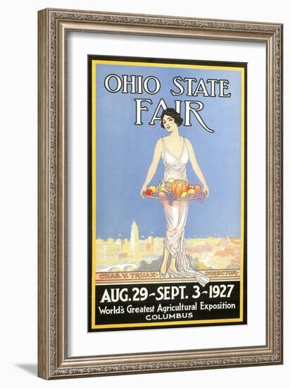 Ohio State Fair Poster, Columbus-null-Framed Art Print