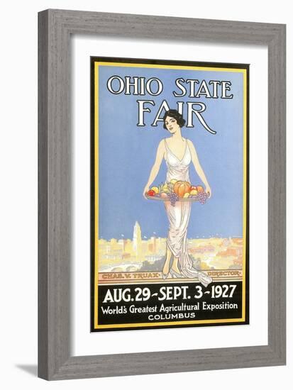 Ohio State Fair Poster, Columbus-null-Framed Art Print