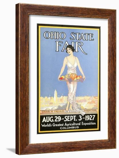 Ohio State Fair Poster, Columbus-null-Framed Art Print