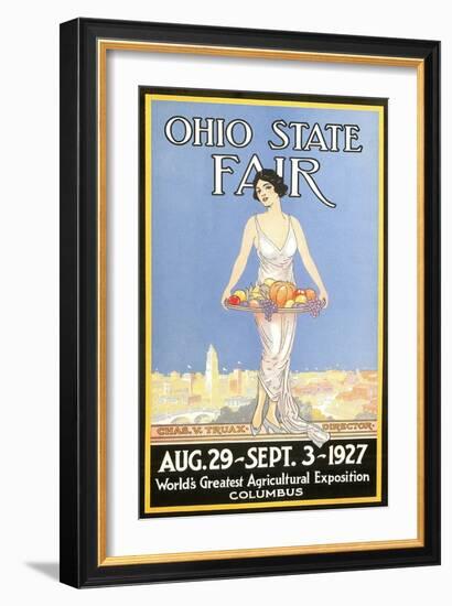 Ohio State Fair Poster, Columbus-null-Framed Art Print