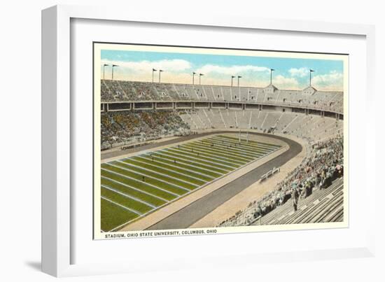 Ohio State University Stadium, Columbus-null-Framed Art Print