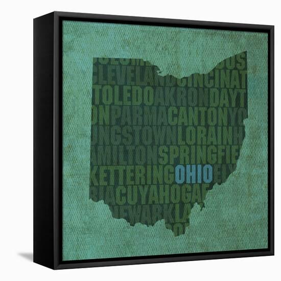 Ohio State Words-David Bowman-Framed Premier Image Canvas