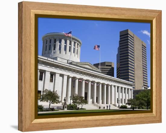 Ohio Statehouse, Columbus, Ohio, United States of America, North America-Richard Cummins-Framed Premier Image Canvas