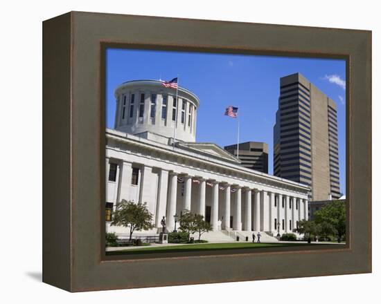 Ohio Statehouse, Columbus, Ohio, United States of America, North America-Richard Cummins-Framed Premier Image Canvas