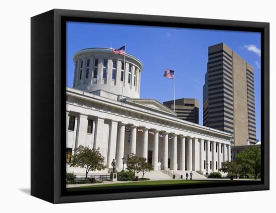 Ohio Statehouse, Columbus, Ohio, United States of America, North America-Richard Cummins-Framed Premier Image Canvas