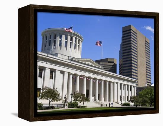 Ohio Statehouse, Columbus, Ohio, United States of America, North America-Richard Cummins-Framed Premier Image Canvas