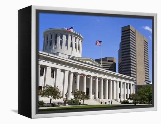 Ohio Statehouse, Columbus, Ohio, United States of America, North America-Richard Cummins-Framed Premier Image Canvas