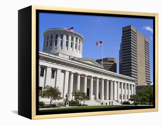 Ohio Statehouse, Columbus, Ohio, United States of America, North America-Richard Cummins-Framed Premier Image Canvas