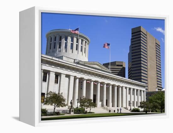 Ohio Statehouse, Columbus, Ohio, United States of America, North America-Richard Cummins-Framed Premier Image Canvas