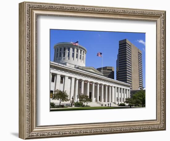 Ohio Statehouse, Columbus, Ohio, United States of America, North America-Richard Cummins-Framed Photographic Print