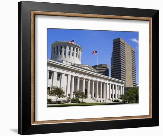 Ohio Statehouse, Columbus, Ohio, United States of America, North America-Richard Cummins-Framed Photographic Print